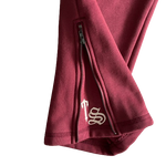 ENSEMBLE JOGGING TRAPSTAR -script zip through hoodie tracksuit-zinfandel