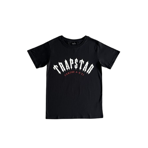 T-SHIRT TRAPSTAR - its a secret tee BLACK/WHITE/RED