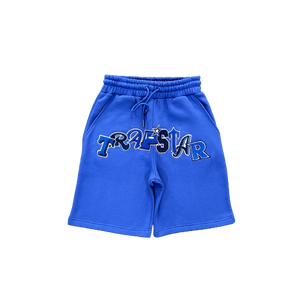 ENSEMBLE SHORT X TSHIRT TRAPSTAR WILDCARDG - BLUE