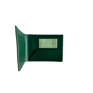 PORTE FEUILLES CORTEIZ leather card holder-green