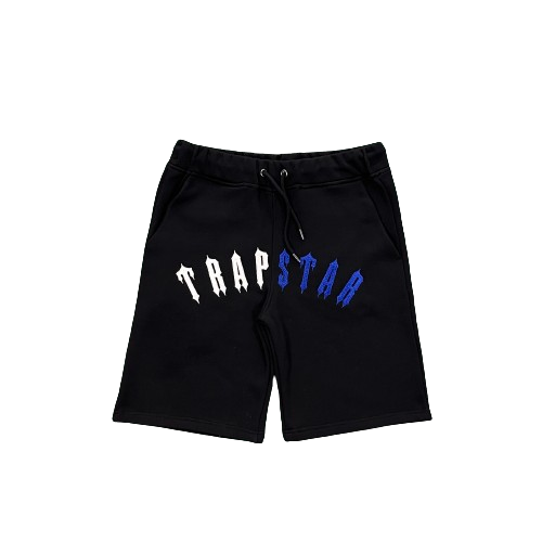 ENSEMBLE SHORT X T-SHIRT TRAPSTAR - Irongate Arch Chenille short set BLACK