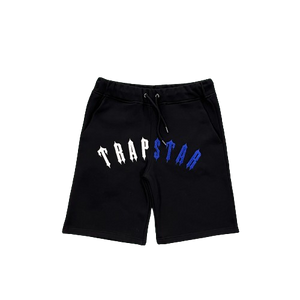 ENSEMBLE SHORT X T-SHIRT TRAPSTAR - Irongate Arch Chenille short set BLACK