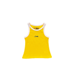 CROP TOP CORTEIZ LADIES  Chest Embroidered Vest - YELLOW