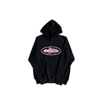 HOODIE CORTEIZ -Alcatraz logo hoodie Black/pink