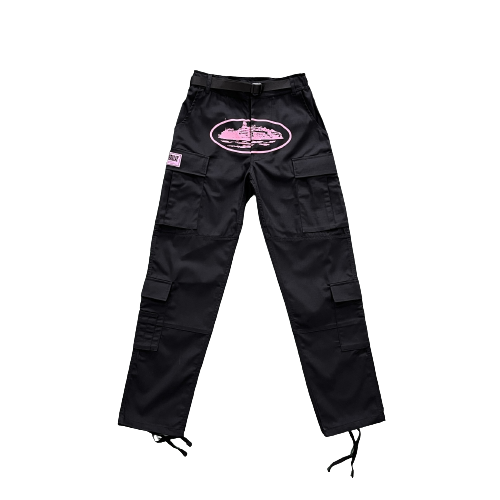 CORTEIZ GUERILLAZ CARGO -  black with pink logo