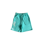 ENSEMBLE SHORT X T-SHIRT TRAPSTAR -chenille decoded 2.0 shorts tiffany blue