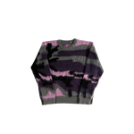 T-SHIRT CORTEIZ BADDIES -  Mohair  Camo Knitted Jumper Purple