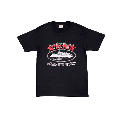 T-SHIRT 4STARZ RED Alcatraz Tee - BLACK/RED