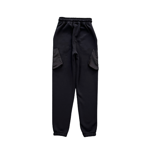 ENSEMBLE JOGGING À CAPUCHE TRAPSTAR HYPERDRIVE  POCKET - BLACK/WHITE