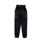 ENSEMBLE JOGGING À CAPUCHE TRAPSTAR HYPERDRIVE  POCKET - BLACK/WHITE