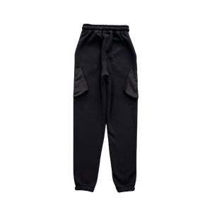 ENSEMBLE JOGGING À CAPUCHE TRAPSTAR HYPERDRIVE  POCKET - BLACK/WHITE