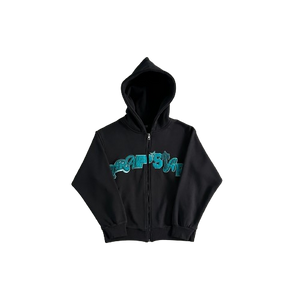 ENSEMBLE JOGGING TRAPSTAR  Tonal Wildcard Hoody-Black/Teal