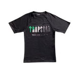 ENSEMBLE SHORT X T-SHIRT TRAPSTAR Chenille decoded chort set - BLACK/GREEN