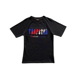 ENSEMBLE SHORT X T-SHIRT TRAPSTAR - Chenille Decoded chort set-revolution BLACK