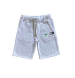 ENSEMBLE SHORT X T-SHIRT TRAPSTAR Chenille decoded chort set - WHITE/GREEN