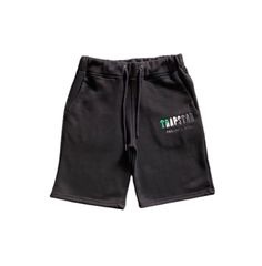 ENSEMBLE SHORT X T-SHIRT TRAPSTAR Chenille decoded chort set - BLACK/GREEN