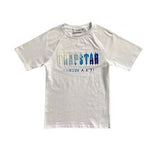 ENSEMBLE SHORT X T-SHIRT TRAPSTAR Chenille decoded chort set-ice flavors - WHITE/BLUE