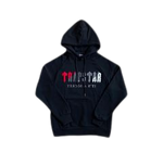 ENSEMBLE JOGGING TRAPSTAR -TRAPSTAR CHENILLE DECODED HOODIE BLACK- ( RED MOODS)