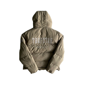 DOUDOUNE TRAPSTAR IRONGATE JACKET DECODED HOODED PUFFER 2.0 - Brindle