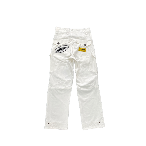 CARGO CORTEIZ GUERILLAZ -Slant pocket White Bottoms