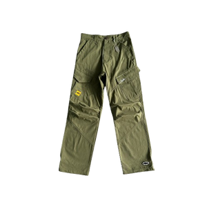 CARGO CORTEIZ GUERILLAZ - Slant pocket military green Bottoms