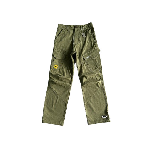 CARGO CORTEIZ -  Slant pocket military green Bottoms