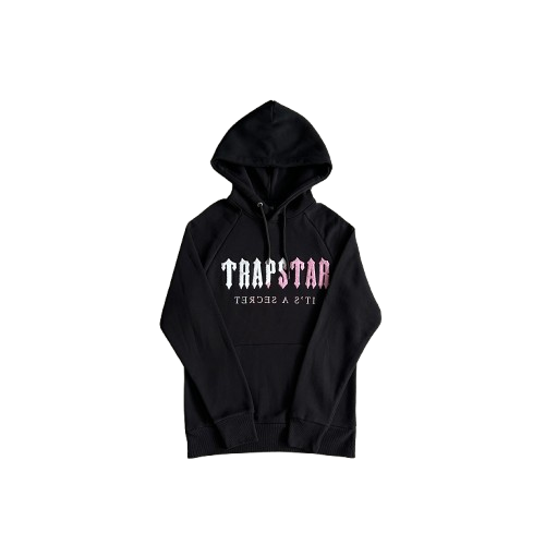 ENSEMBLE JOGGING TRAPSTAR -  decoded chenille hoodie tracksuit-black pink