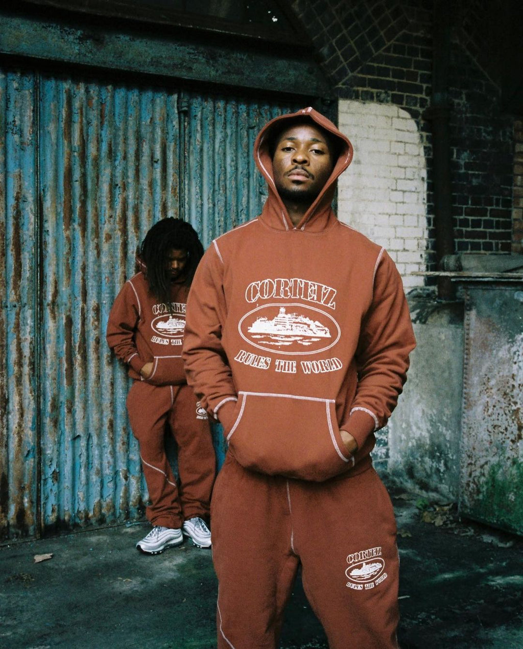 ENSEMBLE JOGGING CORTEIZ -  Alcatraz set ROUGE