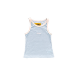 CROP TOP CORTEIZ LADIES Chest Embroidered Vest - ICE BLUE BABY