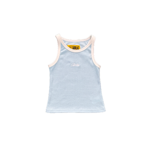 CROP TOP CORTEIZ LADIES Chest Embroidered Vest - ICE BLUE BABY