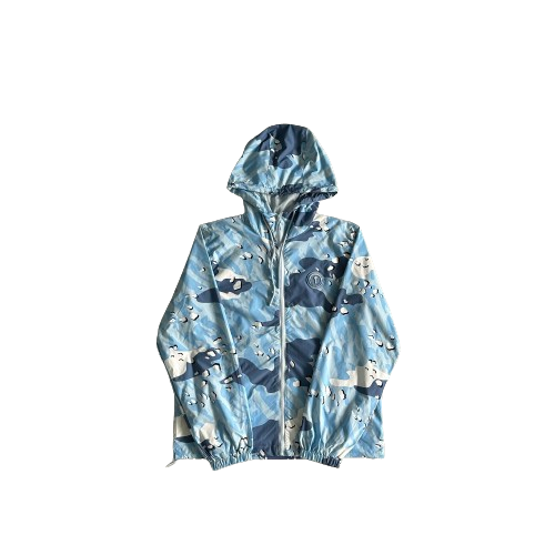 ENSEMBLE SHORT X HOODIE TRAPSTAR -camo windbreaker BLUE