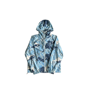 ENSEMBLE SHORT X HOODIE TRAPSTAR -camo windbreaker BLUE