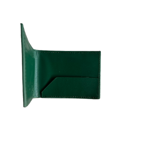 PORTE FEUILLES CORTEIZ leather card holder-green
