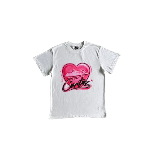 T-SHIRT CORTEIZ - Pink heart tee