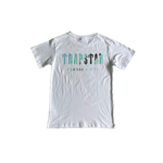 T-SHIRT TRAPSTAR irongate palsley tee- white/teal white