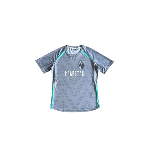 MAILLOTS TRAPSTAR Football t shirts - grey/sea blue