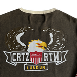 T-SHIRT CORTEIZ - Cold Eagle Print Waffle Long-sleeve