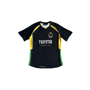 MAILLOTS TRAPSTAR Football WAGWAN JAMAICA -BLACK/YELLOW