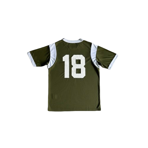 T-SHIRT CORTEIZ  numbers sleeve mesh tee -GREEN