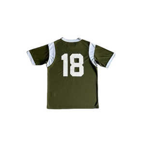 T-SHIRT CORTEIZ  numbers sleeve mesh tee -GREEN