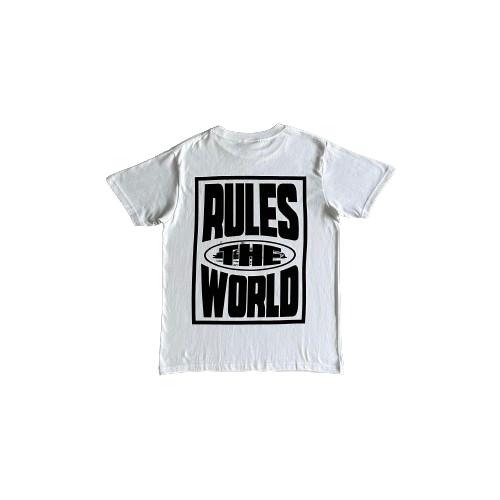 T-shirt Rules The World - RULES block