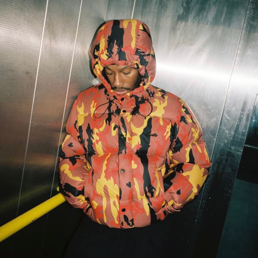DOUDOUNE CORTEIZ bolo v2 down jacket jacket- RED camouflage