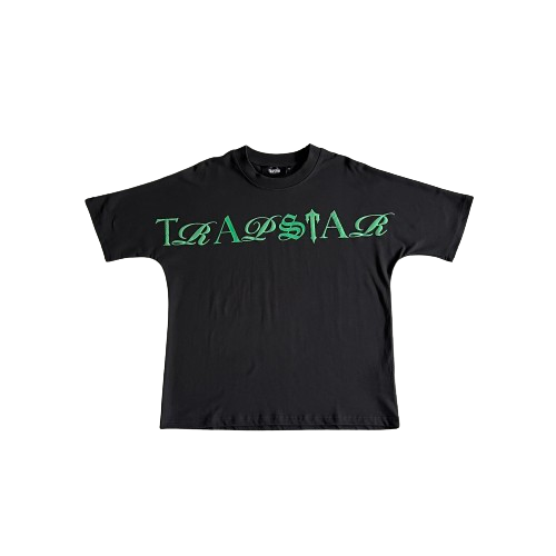 T-SHIRT TRAPSTAR - Caript BLACK / GREEN