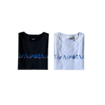 T-SHIRT TRAPSTAR script fade tee- Black/Blue