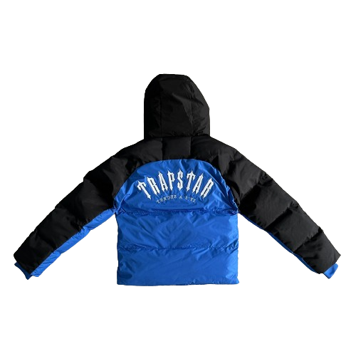 DOUDOUNE TRAPSTAR IRONGATE JACKET- decoded arch puffer-black blue