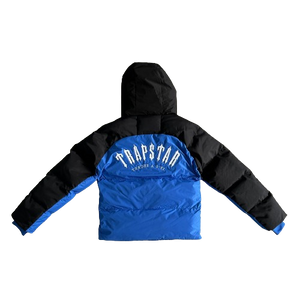 DOUDOUNE TRAPSTAR IRONGATE JACKET- decoded arch puffer-black blue