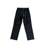 CARGO MINUS TWO - Black Graff Cargos (black leather)