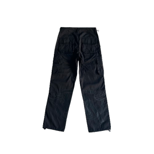 CARGO MINUS TWO - Black Graff Cargos (black leather)