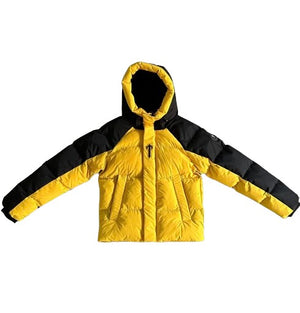 DOUDOUNE TRAPSTAR IRONGATE JACKET  Decoded Arch Puffer Jacket - Black Yellow