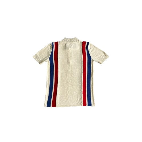 T-SHIRT CORTEIZ Zip Racer knit ss - Cream